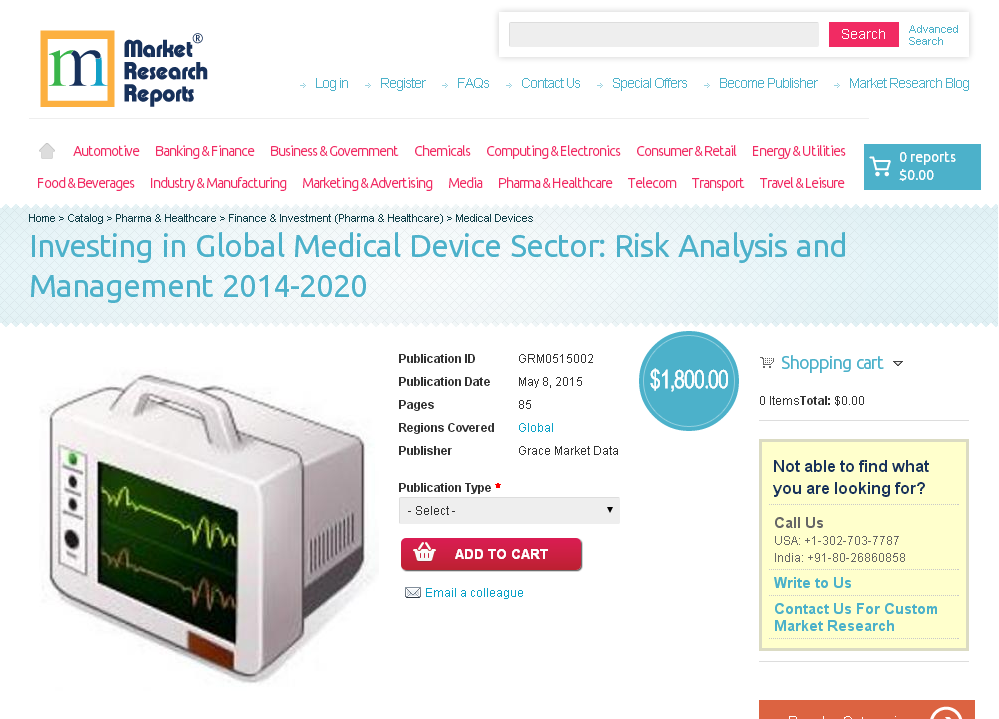 Investing in Global Medical Device Sector