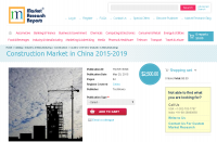 Construction Market in China 2015-2019