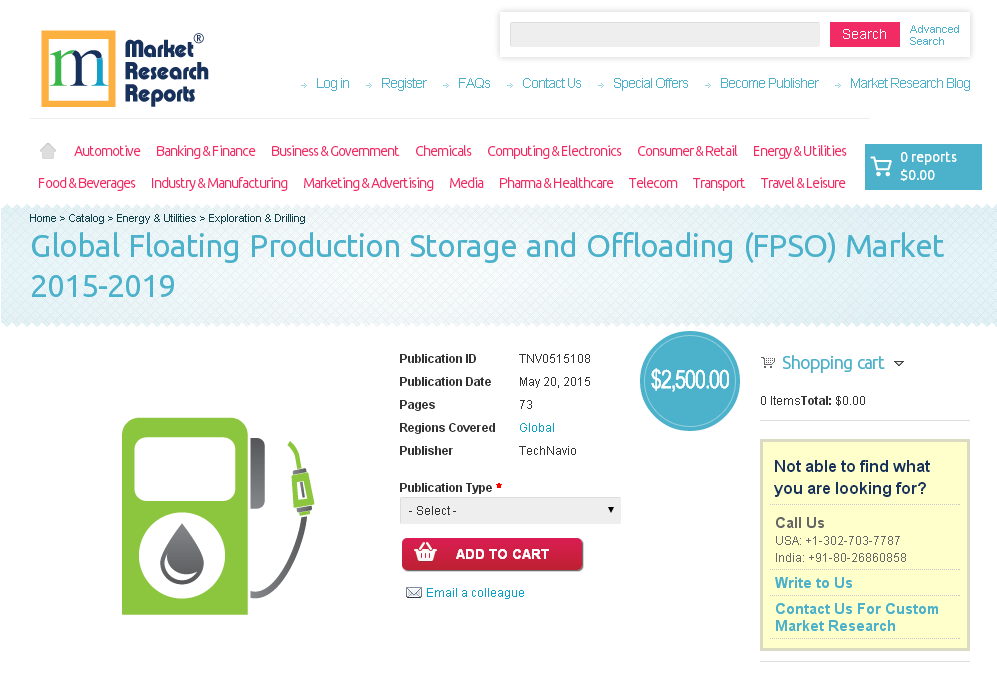 Global Floating Production Storage and Offloading Market