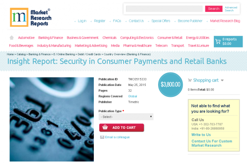 Insight Report: Security in Consumer Payments and Retail'
