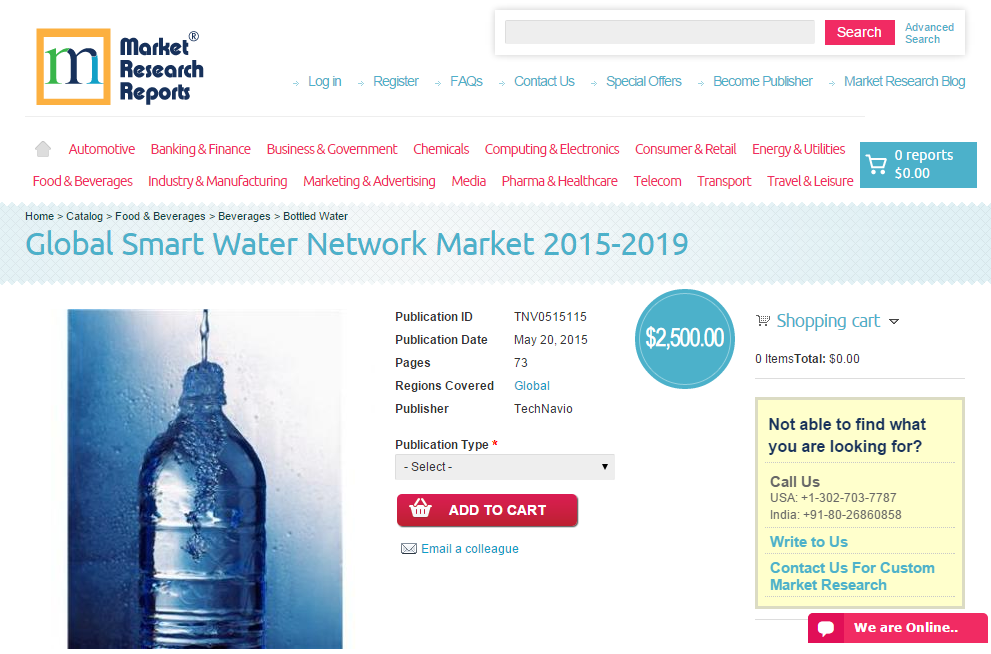 Global Smart Water Network Market 2015-2019