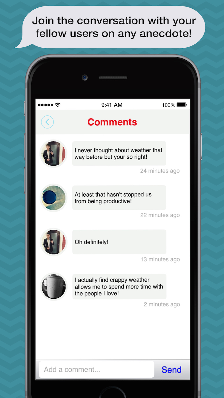 Commenting on an anecdote'