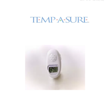 'Temp-A-Sure' Baby Thermometer with App connection'
