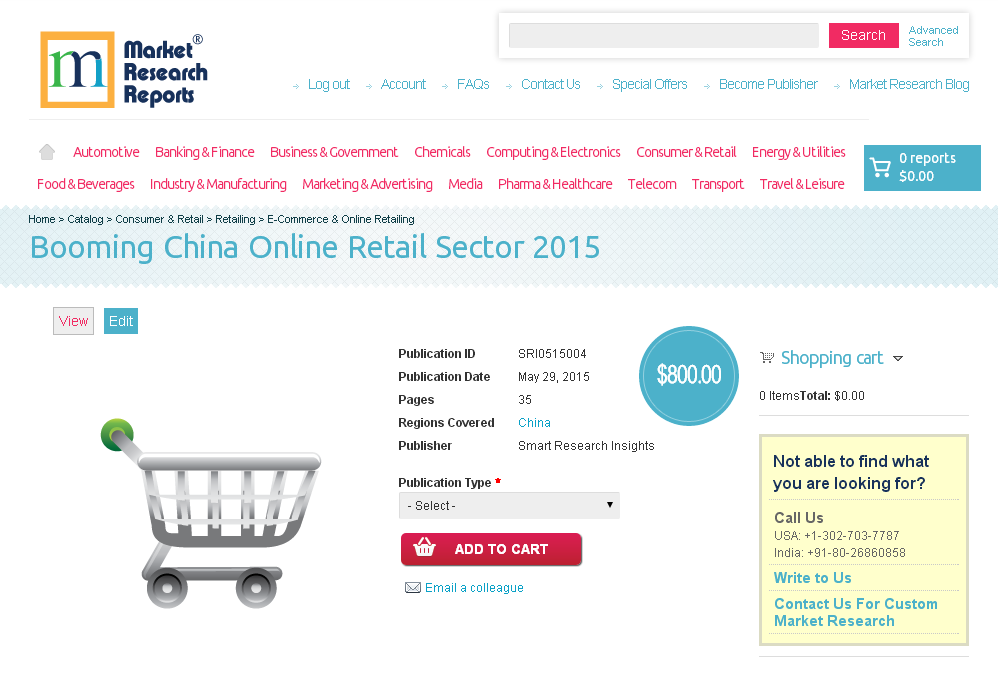 Booming China Online Retail Sector 2015