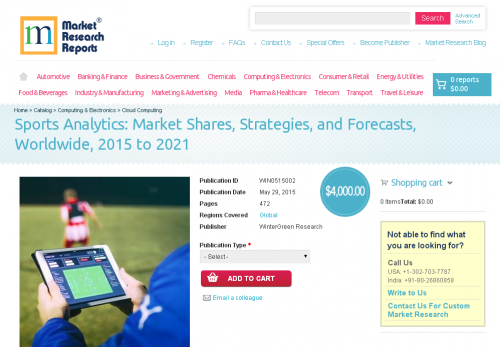 Sports Analytics: Market Shares, Strategies, and Forecasts'