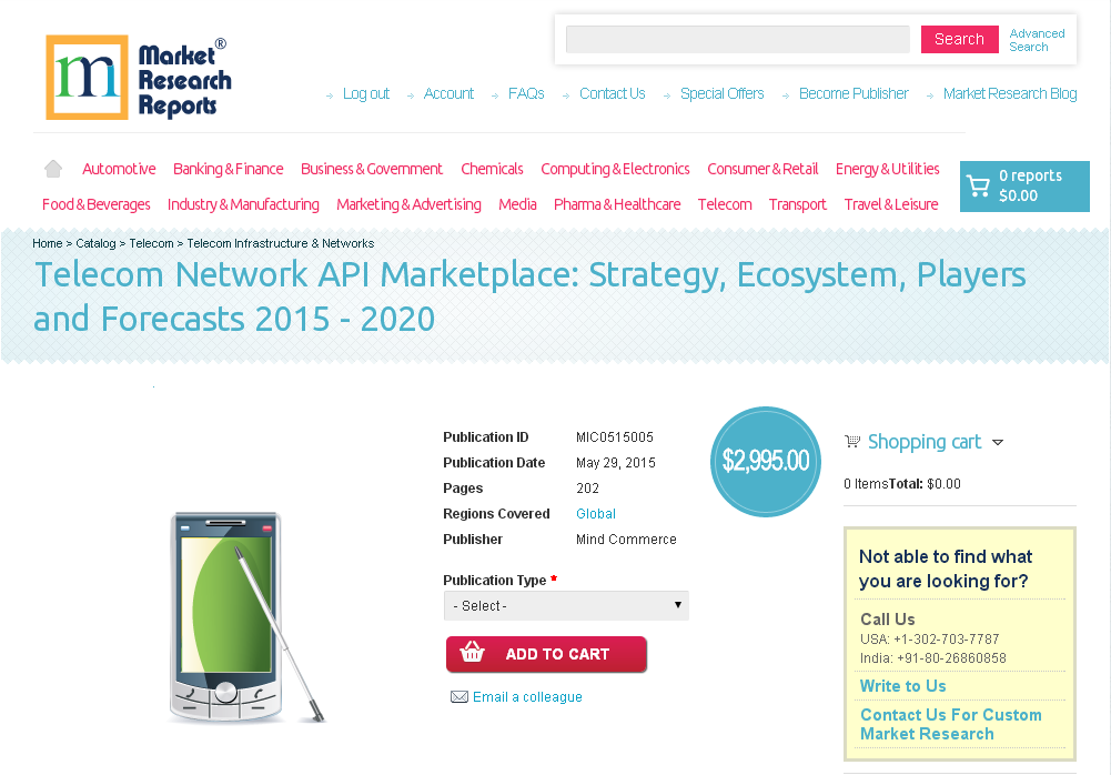 Telecom Network API Marketplace