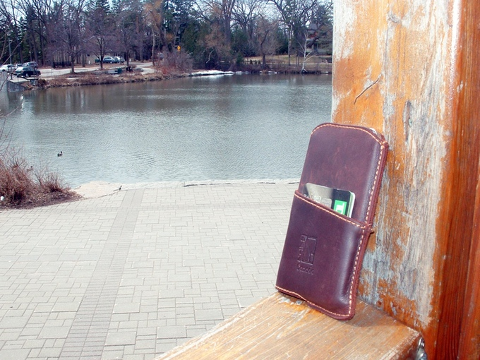 Veg. tanned leather Messenger bags by Ben Katz