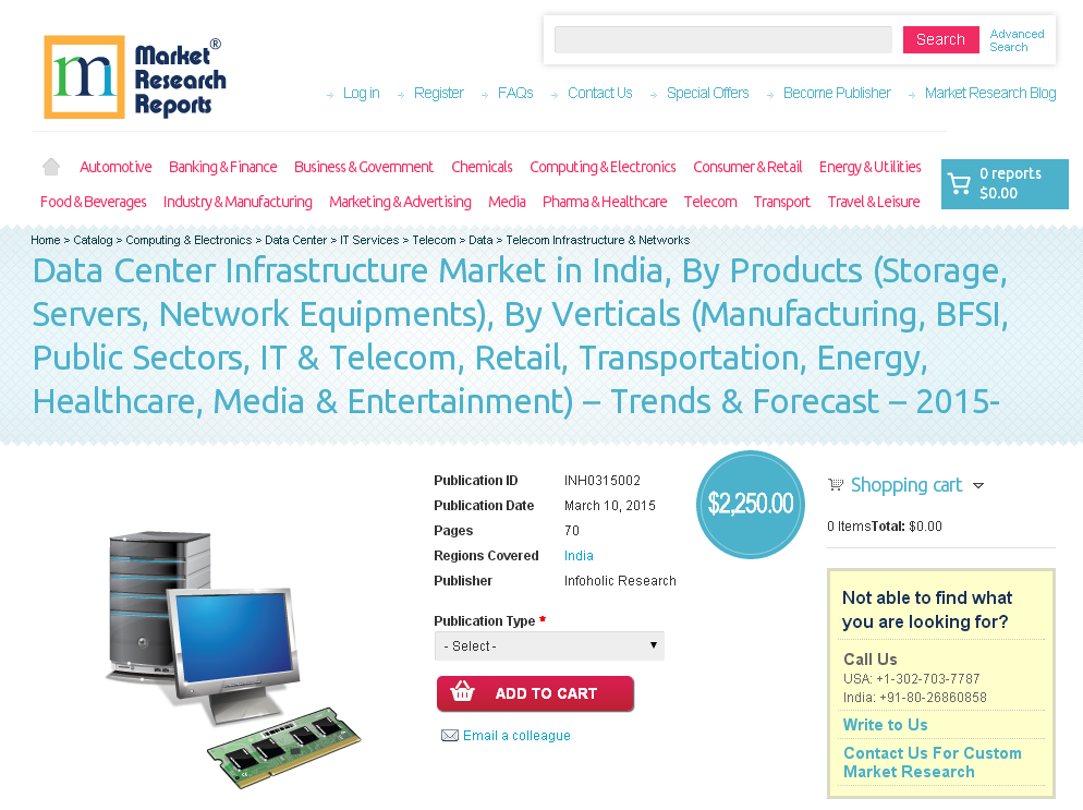 Data Center Infrastructure Market in India'