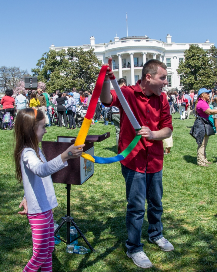 Magical Nick performing at last year's White House Egg  Roll'