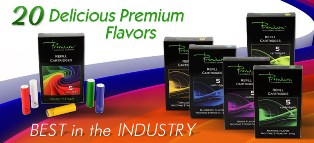 flavors of Premium Electronic Cigarette'