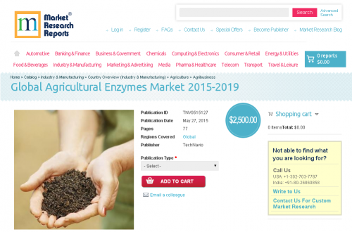 Global Agricultural Enzymes Market 2015-2019'