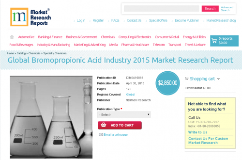 Global Bromopropionic Acid Industry 2015'
