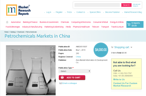 Petrochemicals Markets in China'