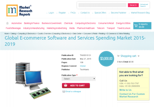 Global E-commerce Software and Services Spending Market 2015'