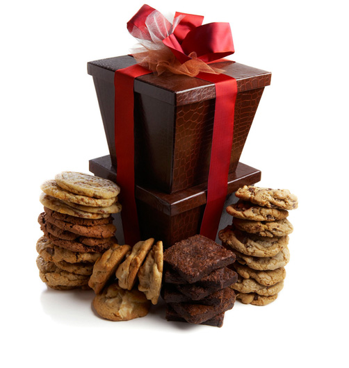 Deluxe Tower of Cookies and Brownies'