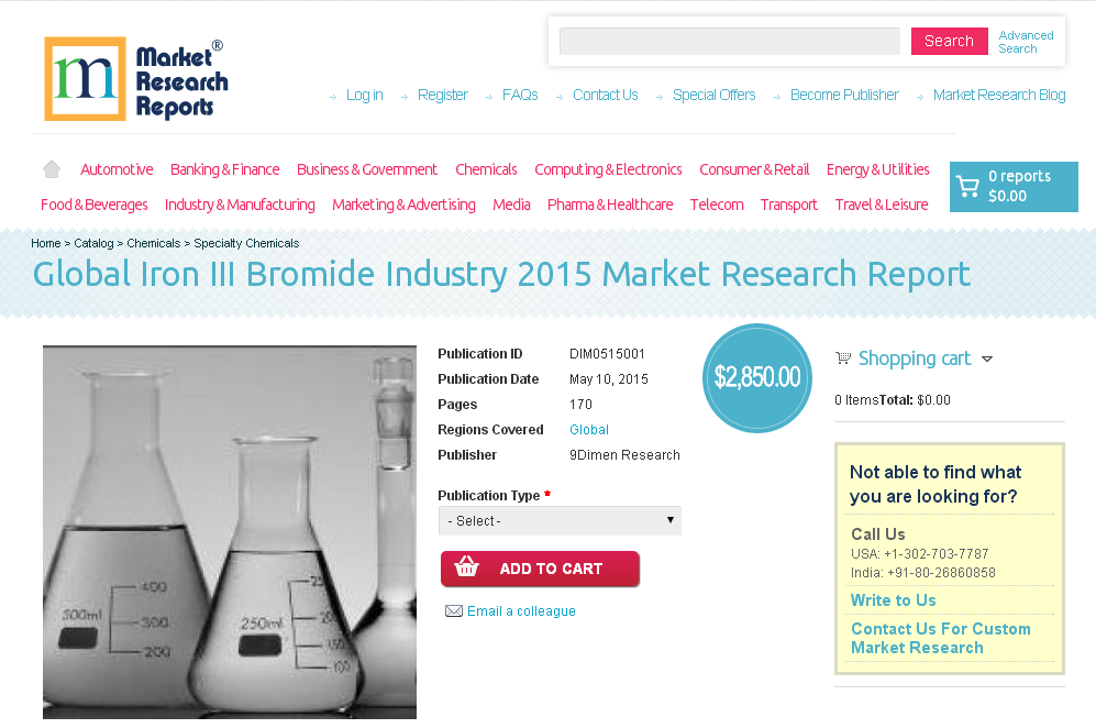 Global Iron III Bromide Industry 2015'