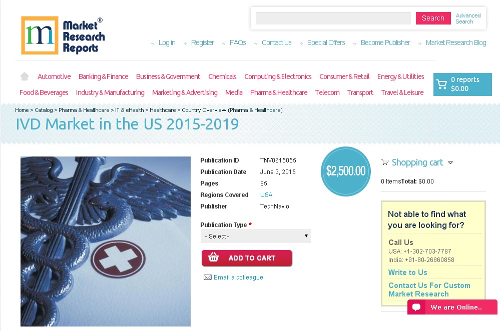 IVD Market in the US 2015-2019