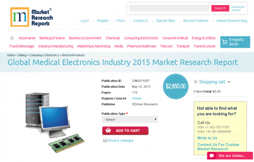 Global Medical Electronics Industry 2015'
