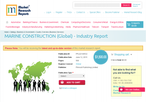 Global Marine Construction - Industry Report'