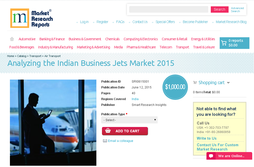 Analyzing the Indian Business Jets Market 2015'