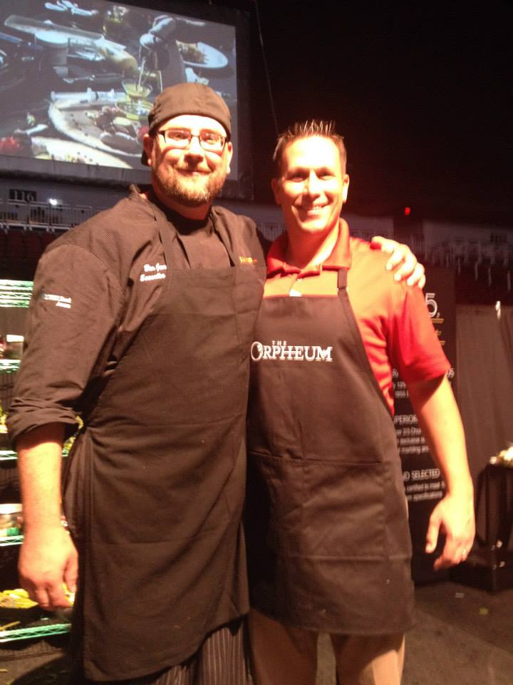 KRHA President &amp;amp; CEO Adam Mills and Chef Ben George'