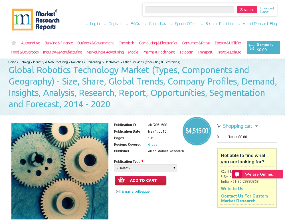 Global Robotics Technology Market'