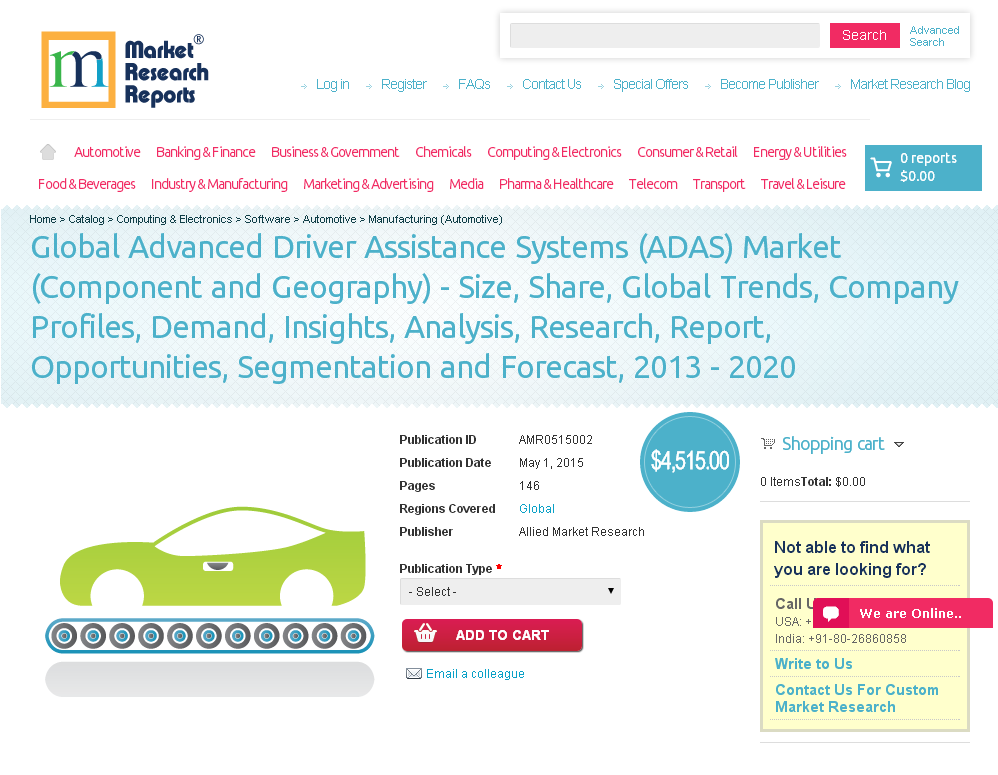 Global Advanced Driver Assistance Systems (ADAS) Market