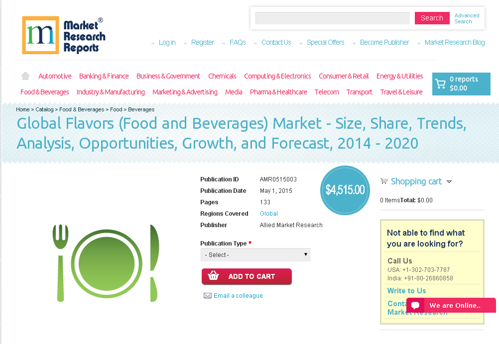 Global Flavors (Food and Beverages)