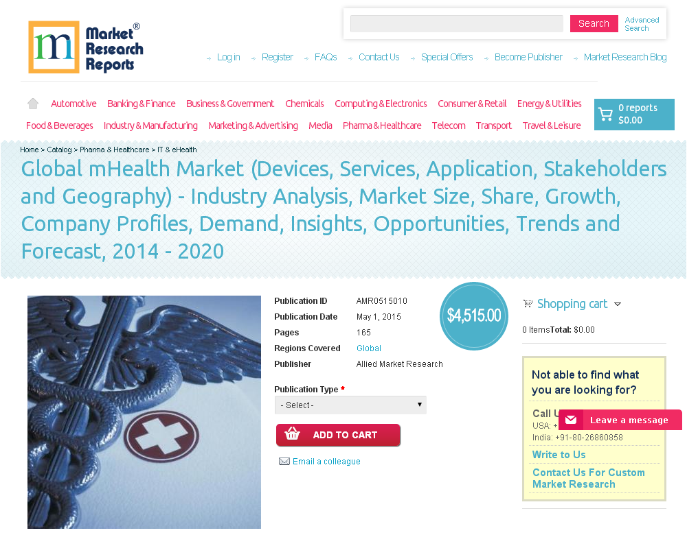 Global mHealth Market'