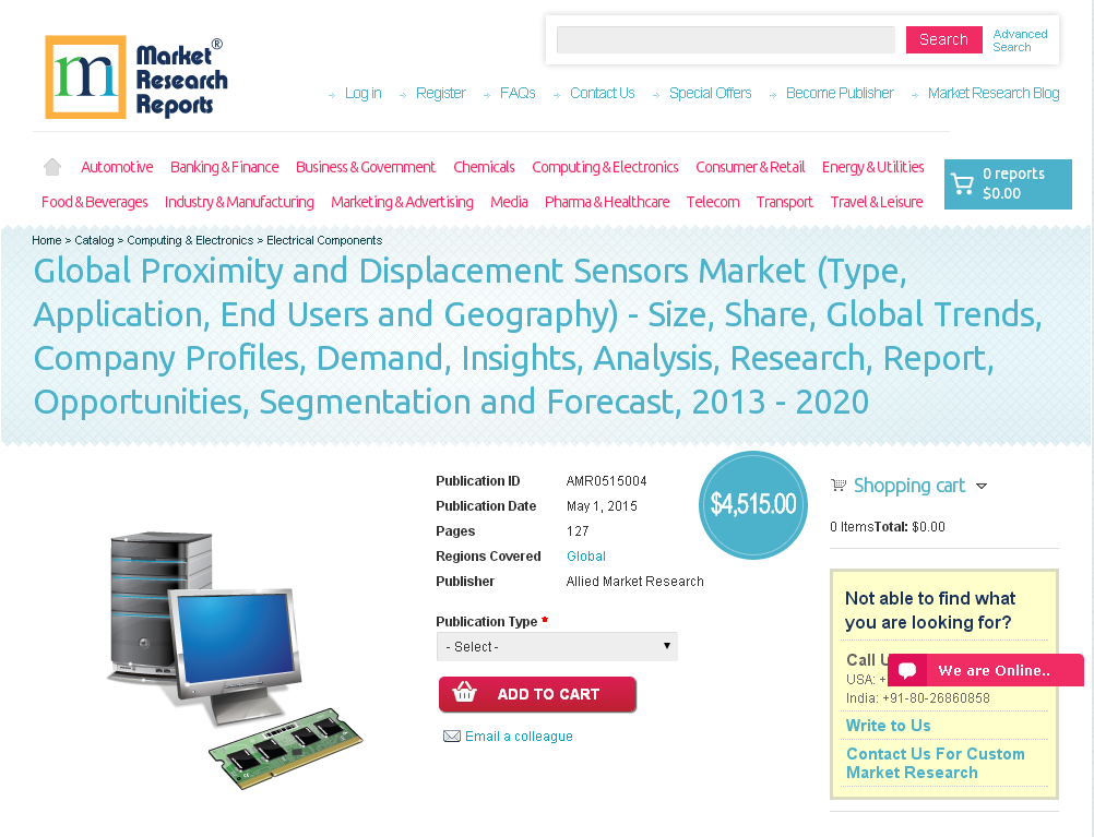 Global Proximity and Displacement Sensors Market'