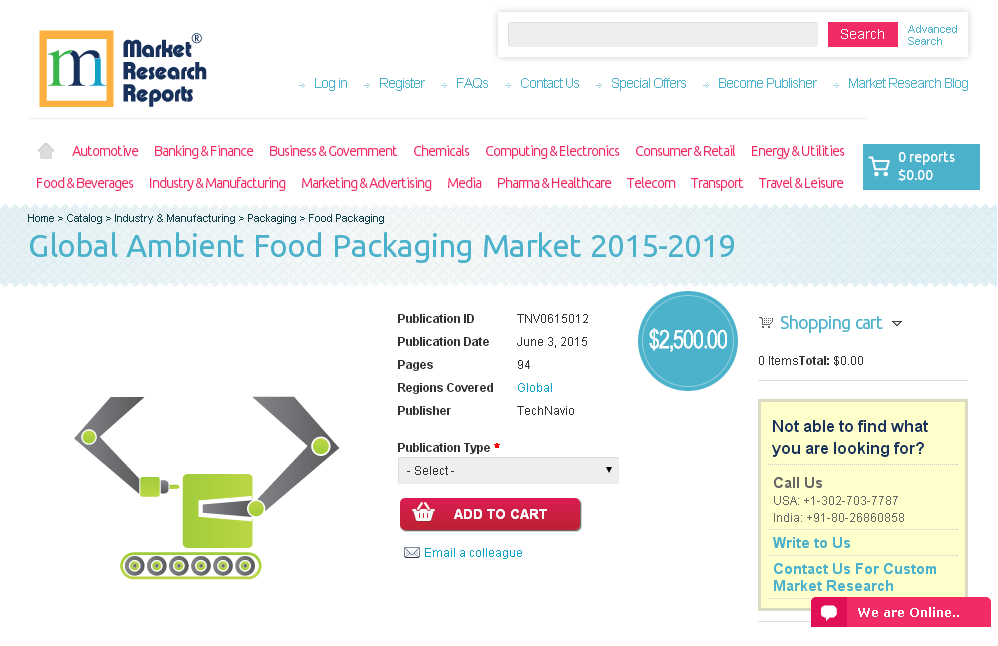 Global Ambient Food Packaging Market 2015-2019