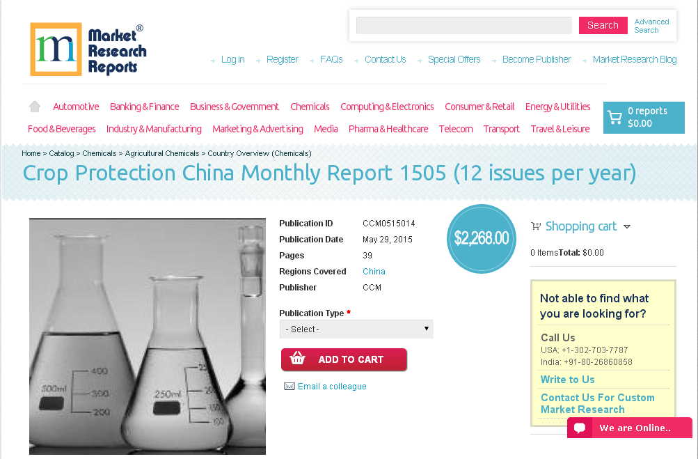 Crop Protection China Monthly Report'