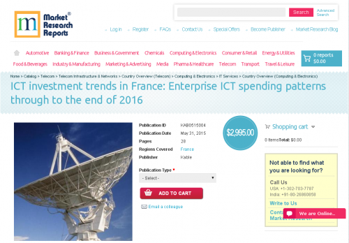 ICT investment trends in France'