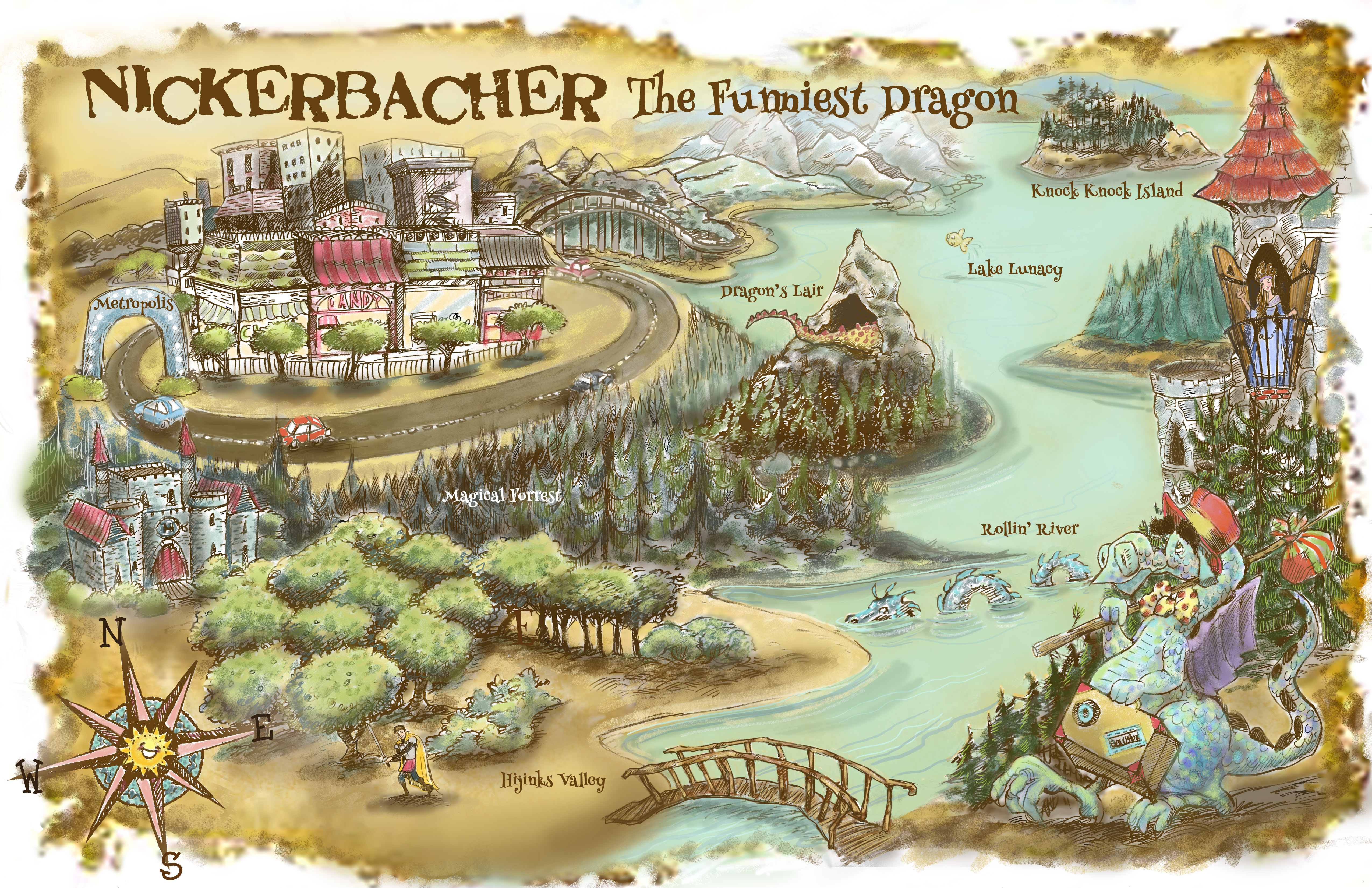 Nickerbacher, The Funniest Dragon Map