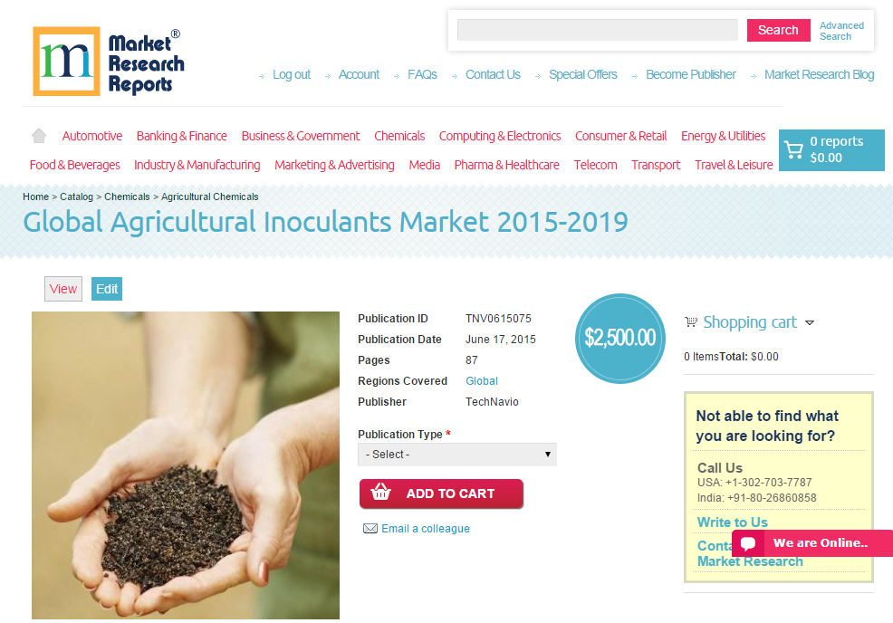 Global Agricultural Inoculants Market 2015 - 2019'