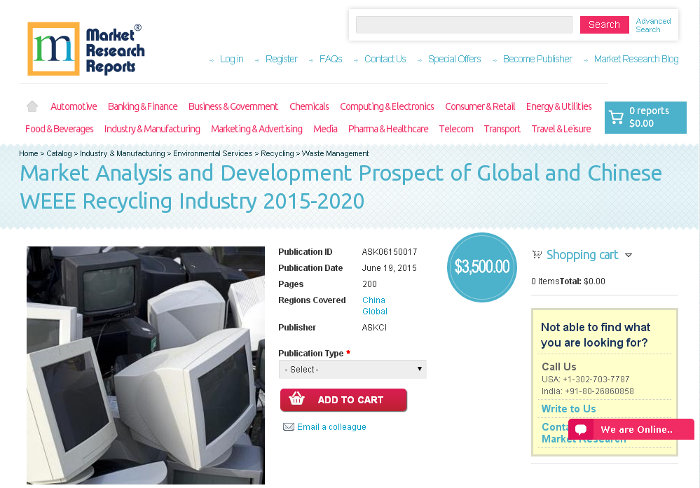 Global and Chinese WEEE Recycling Industry