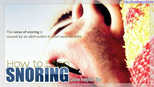 How To Stop Snoring'