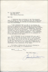 Frank Sinatra - Typed Document Signed 01/08/1961'