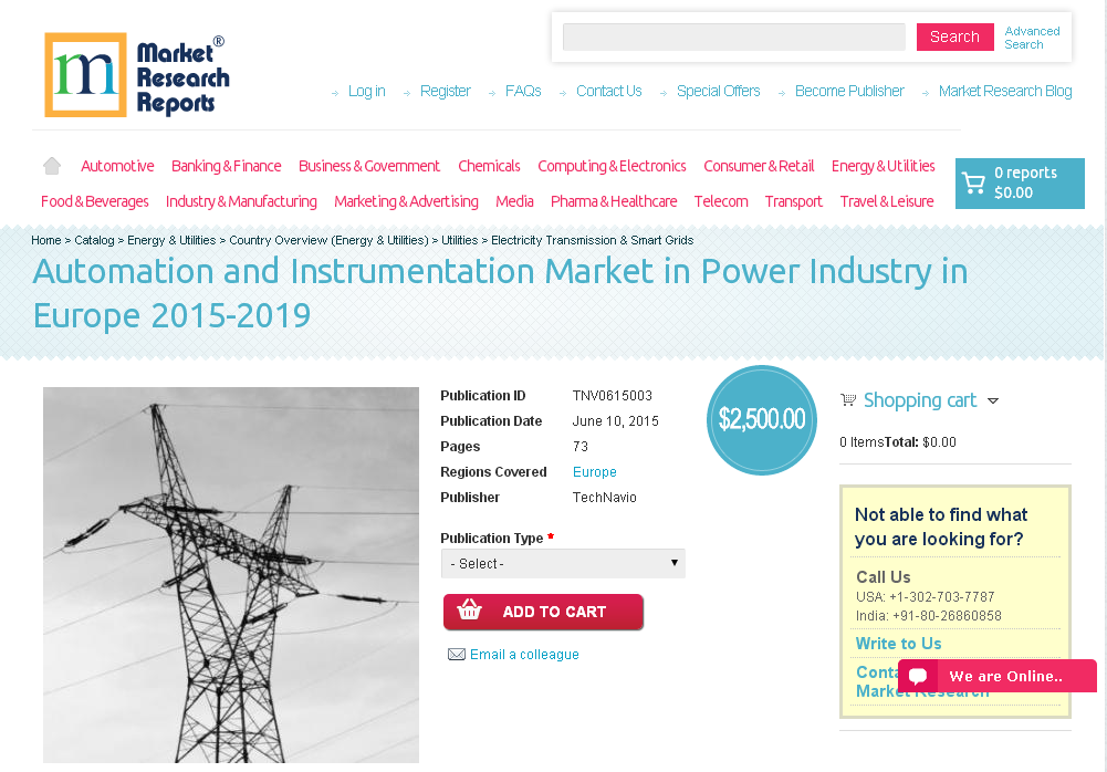 Automation and Instrumentation Market in Power Industry in E'