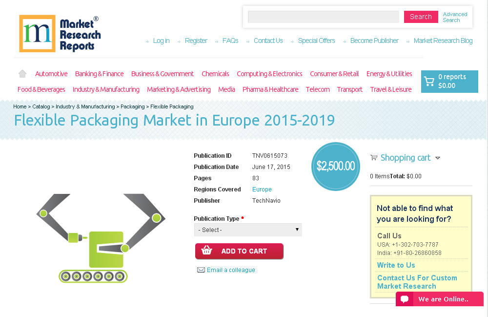 Flexible Packaging Market in Europe 2015-2019