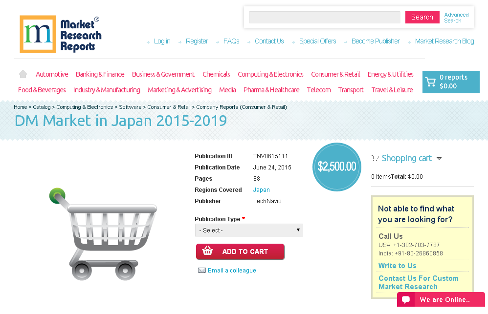 DM Market in Japan 2015-2019'