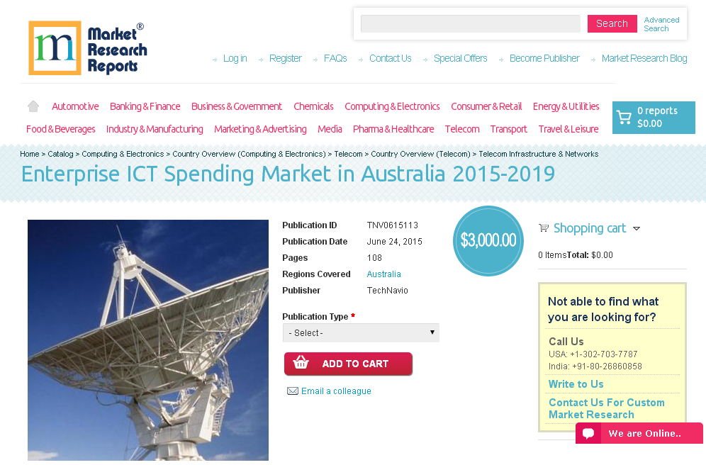 Enterprise ICT Spending Market in Australia 2015-2019