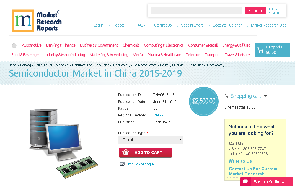 Semiconductor Market in China 2015-2019'