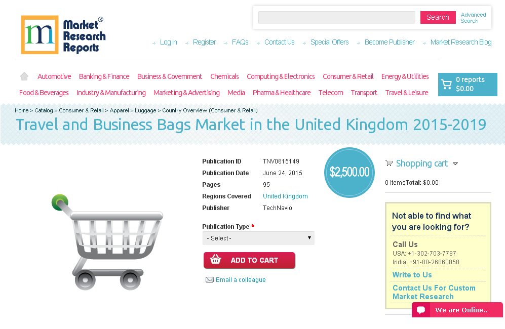 Travel and Business Bags Market in the United Kingdom 2015
