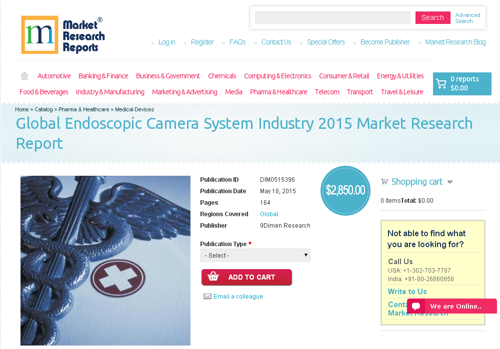 Global Endoscopic Camera System Industry 2015
