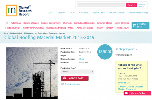 Global Roofing Material Market 2015-2019'