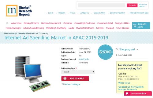 Internet Ad Spending Market in APAC 2015-2019'