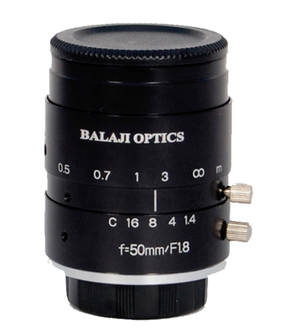 BALAJI OPTICS | C MOUNT &amp; F-MOUNT MACHINE VISION LEN'