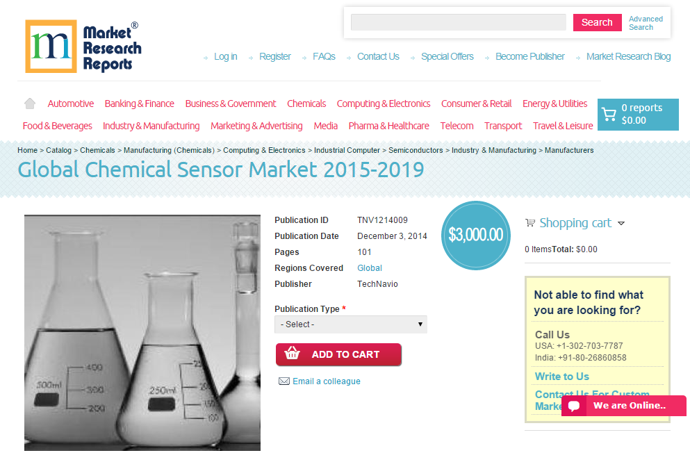 Global Chemical Sensor Market 2015-2019'