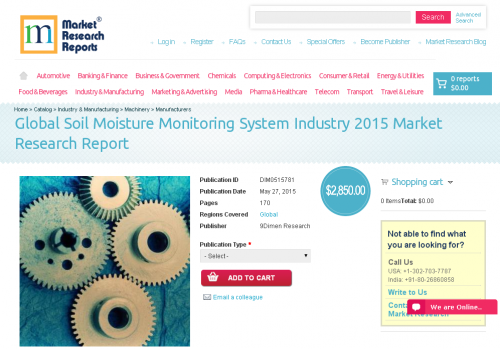 Global Soil Moisture Monitoring System Industry 2015'